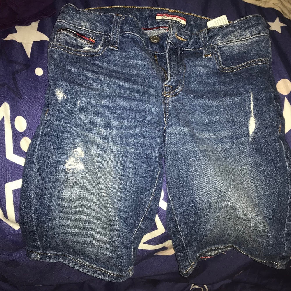 Tommy Hilfiger pre-Torn Shorts
